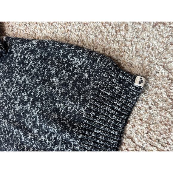 Roxy Sweater Dress, size women's Medium, Black, gray & cream soft sweater - Picture 8 of 10